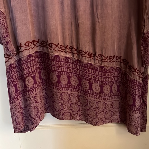 Purple Tunic 100% Rayon XXL NWT - Picture 4 of 6